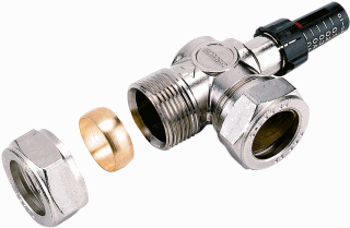 Drukverschilregelaar knel 22mm (Bonfix)